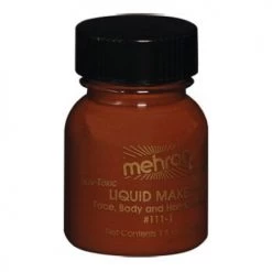 Mehron Liquid Face Paints - Brown (1 Oz) Face Paint Brands