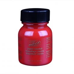 Face Paint Brands Mehron Liquid Face Paints - Red (1 Oz)