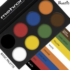 Beginner Face Paint Mehron Paradise Basic Face Paint Palettes (8 Colors)