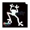 Glimmer Body Art Glitter Tattoo Stencils - Frog (5/pack) Glitter & Glitter Tattoo