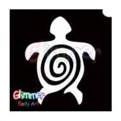 Glimmer Body Art Glitter Tattoo Stencils - Turtle 2 5/pack Glitter & Glitter Tattoo