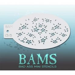 Bad Ass Stencils Bad Ass Mini Stencils - Little Flowers (BAM 1315)