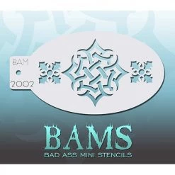 Bad Ass Stencils Bad Ass Mini Stencils - Celtic Knot (BAM2002)