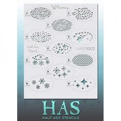 Bad Ass Stencils Half Ass Stencils - Whimsy (HAS5002)