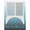 Bad Ass Stencils Bad Ass Full Size Stencils - Heavy Metal (BAD6047) Air Brush Supplies