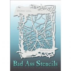Bad Ass Stencils Air Brush Supplies Bad Ass Full Size Stencils - Unlucky (BAD6050)