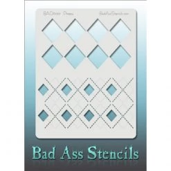 Bad Ass Stencils Bad Ass Full Size Stencils - Preppy (BAD6053)