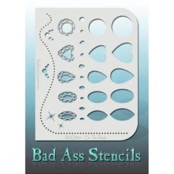 Bad Ass Stencils Bad Ass Full Size Stencils - On The Rocks (BAD6071) Air Brush Supplies