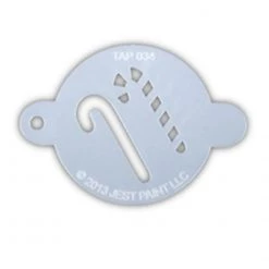TAP Stencils Air Brush Supplies TAP Face Paint Stencil - Candy Cane (034)