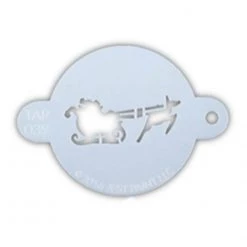 TAP Stencils TAP Face Paint Stencil - Santa (039)