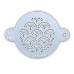 TAP Stencils Air Brush Supplies TAP Face Paint Stencil - Mermaid Scales (060)