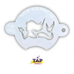 TAP Stencils TAP Face Paint Stencil - Mermaid With Shell (093) Air Brush Supplies