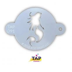 TAP Stencils Air Brush Supplies TAP Face Paint Stencil - Mystical Mermaid (091)