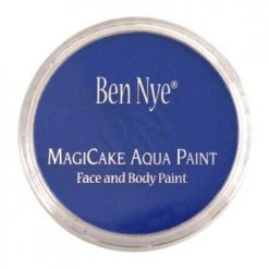 Ben Nye Blue MagiCake Face Paints - Azure Blue LA-7 (0.77 Oz/22 Gm) Face Paint Brands