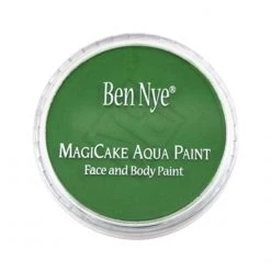 Ben Nye Green MagiCake Face Paint - Kelly Green LA-112 (0.77 Oz/22 Gm)