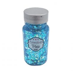 Amerikan Body Art Blue Monday Pixie Paint Glitter Gel (Limited Edition 1.3 Oz) Glitter & Glitter Tattoo