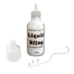 Amerikan Body Art Liquid Bling - Sparkle White (0.5 Oz)