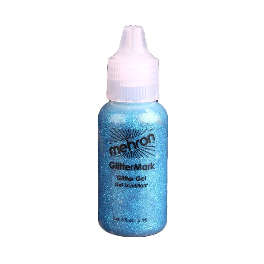 Glitter & Glitter Tattoo Mehron GlitterMark Liquid Glitter - Pastel Blue PB (0.5 Oz) 1 Glitter & Glitter Tattoo Mehron GlitterMark Liquid Glitter - Pastel Blue PB (0.5 Oz)