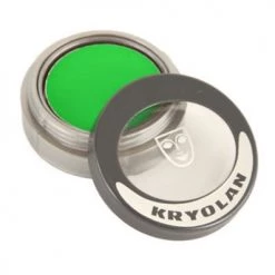 Kryolan Pressed Powder UV Dayglow Green (0.08 Oz/2.5 Gm) Makeup