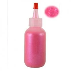 Amerikan Body Art Glitter & Glitter Tattoo Sheer Body Glitter - Holographic Bubblegum Pink (2 Oz)