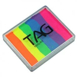 TAG Body Art TAG Split Cakes - Neon Rainbow (50 Gm) Face Paint Brands