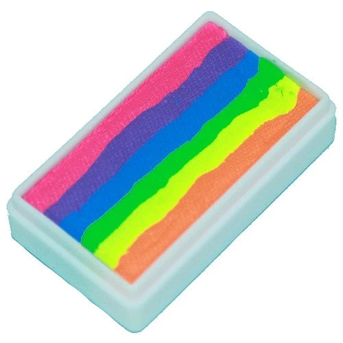 TAG Body Art Face Paint Brands TAG 1-Stroke Split Cakes - Rainbow Neon (30 Gm) 1 TAG Body Art Face Paint Brands TAG 1-Stroke Split Cakes - Rainbow Neon (30 Gm)