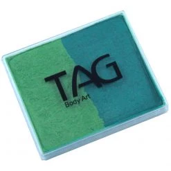 TAG Body Art TAG Split Cakes - Pearl Green And Pearl Lime (50 Gm) Face Paint Brands