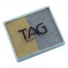TAG Body Art TAG Split Cakes - Pearl Silver And Pearl Gold (50 Gm) Face Paint Brands