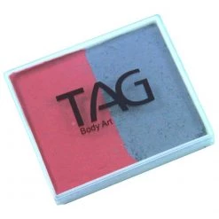 TAG Body Art TAG Split Cakes - Soft Gray And Rose Pink (50 Gm) Face Paint Brands
