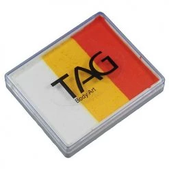 TAG Body Art TAG Face Paint Base Blender Split Cakes - Tiger (50g) Face Paint Brands