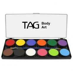 TAG Body Art TAG Regular Palettes (12 Colors) Beginner Face Paint