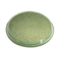 Face Paint Brands Kryvaline Olive Green Metallic Regular Line KM08 (30 Gm)