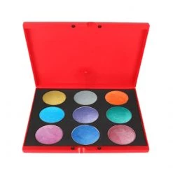 Face Paint Brands Kryvaline 9 Color Face Paint Palettes - Metallic (30 Gm)