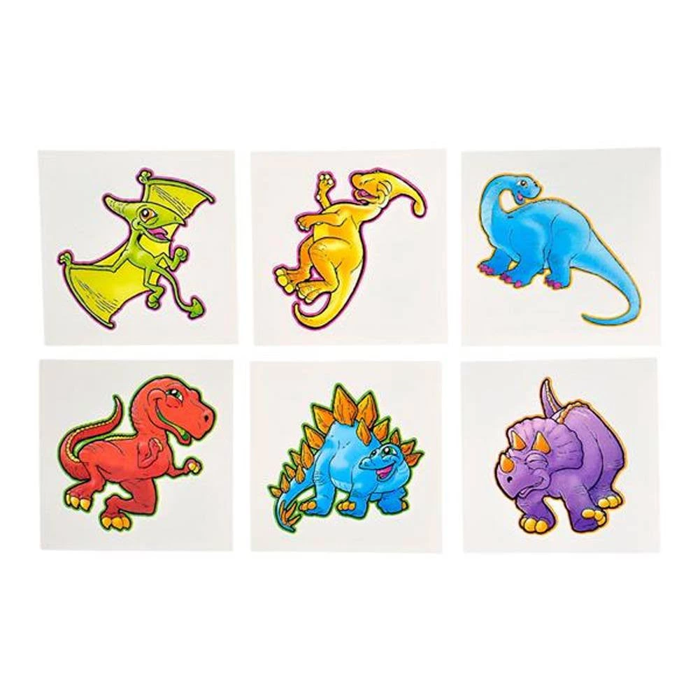 Rhode Island Novelty Temporary Tattoos (144/Pack) - Cute Dinosaur 2 Rhode Island Novelty Temporary Tattoos (144/Pack) - Cute Dinosaur