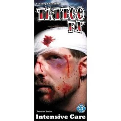 Halloween Makeup Tinsley Transfers Gorywood Intensive Care Temporary Tattoo