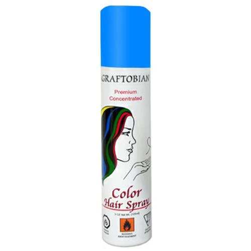 Color Hair Spray Graftobian Colorspray Hair Spray - Fluorescent Blue (5 Oz) 1 Color Hair Spray Graftobian Colorspray Hair Spray - Fluorescent Blue (5 Oz)