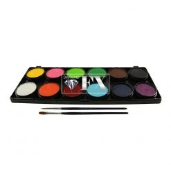 Diamond FX Diamond 12 Color Palette - Regular (10 Gm) Beginner Face Paint