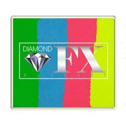 Diamond FX Diamond Split Cakes - Large Happy Birthday RS50-98 (50 Gm) Face Paint Brands