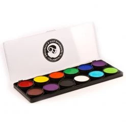 Cameleon 12 Color Face Paint Palettes - Base (10 Gm) Beginner Face Paint