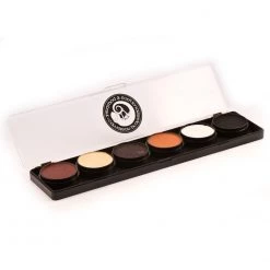 Beginner Face Paint Cameleon 6 Color Mini Face Paint Palettes - Dermaniac (8 Gm)