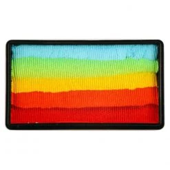 Cameleon Colorblock 1 Stroke Split Cakes - Rainbow Wow (30 Gm) Face Paint Brands