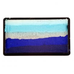 Cameleon Colorblock 1 Stroke Split Cakes - Snow Flake (30 Gm) Face Paint Brands