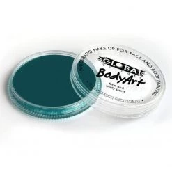 Global Body Art Global Colours Green Face Paint - Standard Green Deep (32 Gm) Face Paint Brands