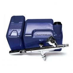 Graftobian Walk Around Airbrush System - FX Aire - Midnight Blue Air Brush Supplies