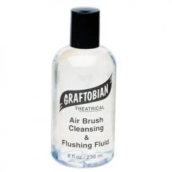 Air Brush Supplies Graftobian Airbrush Cleaning Solution, 8oz
