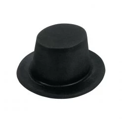 Fun Express Black Flocked Top Hat Hats