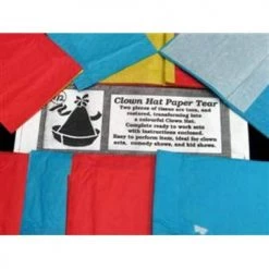D. Robbins Clown Hat Paper Tears Magic Trick Paper & Mouth Coils
