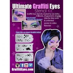 Air Brush Supplies GraffitiEyes Ultimate GraffitiEyes Stencil Kit