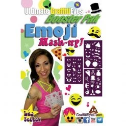 Air Brush Supplies GraffitiEyes Emoji Mash - Up Stencil Kit