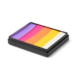 Global Body Art Face Paint Brands Global Colours Magnetic One Stroke Split Cake - Caribbean, 50 Gm
